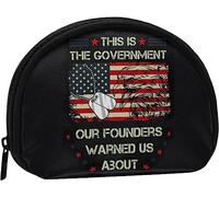 This is The Government Our Founders Warned Us About Women and Girls Cute Fashion Coin Purse Wallet Bag Change Pouch Key Holder