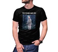 This is The Skin of Killer Bella Trending Men's Black T-Shirt Size L