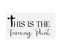 This is The Turning Point Charlie Kirk Sticker, Charlie Kirk Tribute Sticker, Vinyl Decal for Laptop, Tumbler - Courage, Conviction, Country