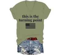 This is The Turning Point Shirt, This is The Turning Point T-Shirts V Neck for Women Man