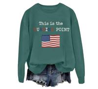 This Is The Turning Point Sweatshirt Vintage American Democracy Freedom Shirts For Men Women Green