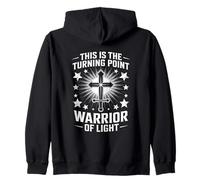 This Is The Turning Point Warrior Of Light Cross Zip Hoodie