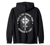 This Is The Turning Point Warrior Of Light Cross Zip Hoodie