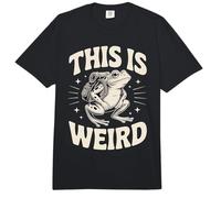 This is Weird Frog Backpack Absurd Humor Comfort Colors Adult Heavyweight T-Shirt