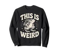 This Is Weird Frog Backpack Absurd Humor Sweatshirt
