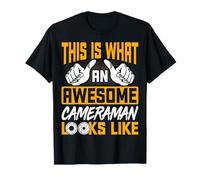 This is What a Cool Cameraman Looks Like Funny Photographer T-Shirt