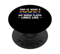 This Is What A Gay Bridge Player Looks Like Card Game PopSockets Adhesive PopGrip
