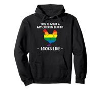 This Is What A Gay Chicken Tender Looks Like LGBT Pullover Hoodie