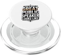 This Is What A Great Public Speaker Looks Like PopSockets PopGrip for MagSafe