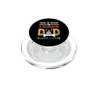This Is What A Pawsome Dad Look Likes Boston Terrier Dog Dad PopSockets PopGrip for MagSafe
