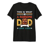 This is What A Pawsome Dad Look Likes Norfolk Terrier Dog Premium T-Shirt