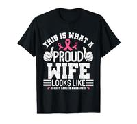 This is What A Proud Wife Looks Like Breast Cancer Value Graphic T-Shirt