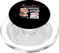 This Is What A Published Author Looks Like Women Book Lover PopSockets PopGrip for MagSafe