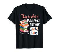 This is What A Published Author Looks Like Women Book Lover T-Shirt