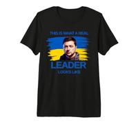 This is What A Real Leader Looks Like Support Zelensky Premium T-Shirt