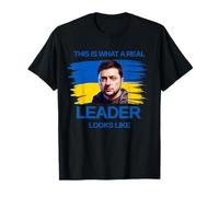 This Is What A Real Leader Looks Like Support Zelensky T-Shirt
