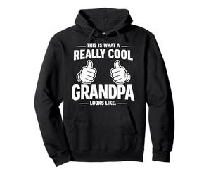 This is What A Really Cool Grandpa Looks Like Grandpa Pullover Hoodie