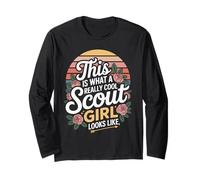 This is What A Really Cool Scout Girl Looks Like Long Sleeve T-Shirt