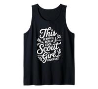 This is What A Really Cool Scout Girl Looks Like Tank Top