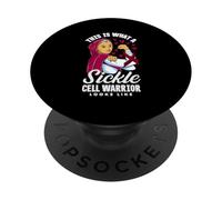 This Is What A Sickle Cell Warrior Looks Like PopSockets Adhesive PopGrip