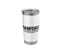 This is What a Super Hot Cat Dad Looks Like Funny Cat Father Stainless Steel Insulated Tumbler