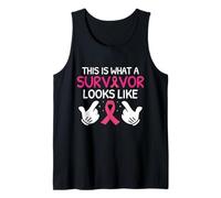 This is What A Survivor Looks Like - Breast Cancer Awareness Tank Top