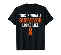 This is What A Survivor Looks Like Leukemia Warrior Support T-Shirt