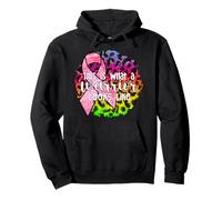 This Is What A Warrior Looks Like Pink Ribbon Breast Cancer Pullover Hoodie