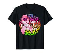 This is What A Warrior Looks Like Pink Ribbon Breast Cancer T-Shirt