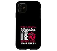This Is What A Warrior Looks Like Sickle Cell Awareness Case for iPhone 11