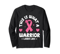 This is What A Warrior Looks Like Survivor Support Fighter Long Sleeve T-Shirt