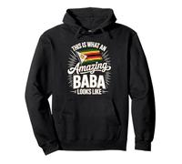 This Is What An Amazing Baba Looks Like Zimbabwe Pullover Hoodie