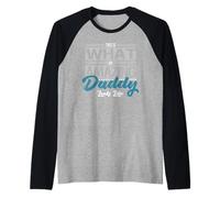This is What an Amazing Daddy Looks Like Cool Father Dad Raglan Baseball Tee