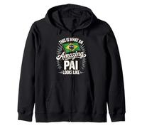 This Is What An Amazing Pai Looks Like Brazil Zip Hoodie