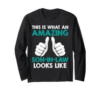 This is What an Amazing Son-in-Law Looks Like Father's Day Long Sleeve T-Shirt