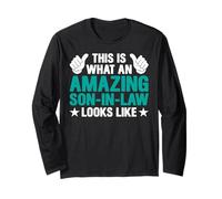This is What an Amazing Son-in-Law Looks Like Father's Day Long Sleeve T-Shirt