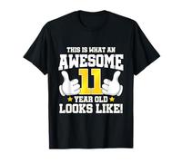This is what an awesome 11 year old looks like 11th birthday T-Shirt