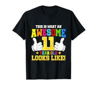 This is what an awesome 11 year old looks like 11th birthday T-Shirt