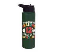 This is What an Awesome 12 Year Old Looks Like Stainless Steel Insulated Water Bottle