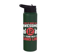 This is What an Awesome 12 Year Old Looks Like Stainless Steel Insulated Water Bottle