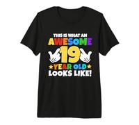 This is What an Awesome 19 Year Old Looks Like 19th Birthday Premium T-Shirt