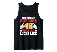 This is What an Awesome 45 Year Old Looks Like 45th Birthday Tank Top