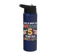 This is What an Awesome 5 Year Old Looks Like Stainless Steel Insulated Water Bottle