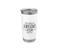 This is What an Awesome Abba Looks Like Hebrew Shirt for Dad Stainless Steel Insulated Tumbler