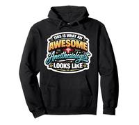 This is What An Awesome Anesthesiologist Looks Like Funny MD Pullover Hoodie