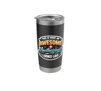 This is What an Awesome Anesthesiologist Looks Like Funny MD Stainless Steel Insulated Tumbler
