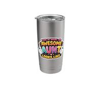 This is What an Awesome Aunt Looks Like New Auntie Funny Fun Stainless Steel Insulated Tumbler