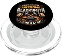 This is What An Awesome Blacksmith Looks Like Funny Quote PopSockets PopGrip for MagSafe