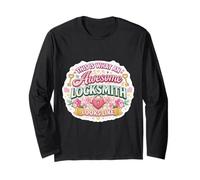 This is What an Awesome Blacksmith Looks Like Woman Funny Long Sleeve T-Shirt