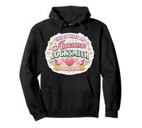 This is What An Awesome Blacksmith Looks Like Woman Funny Pullover Hoodie